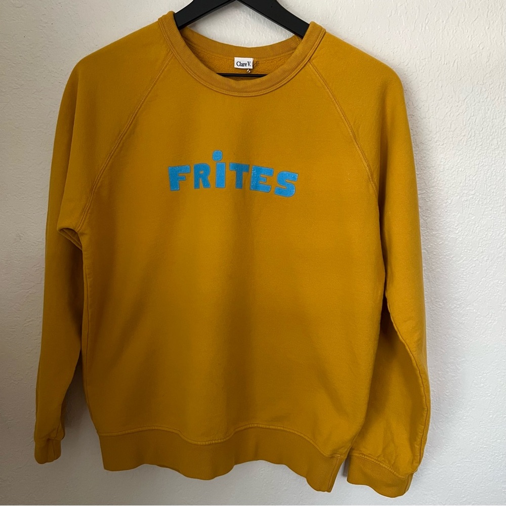 Clare V FRITES Sweatshirt